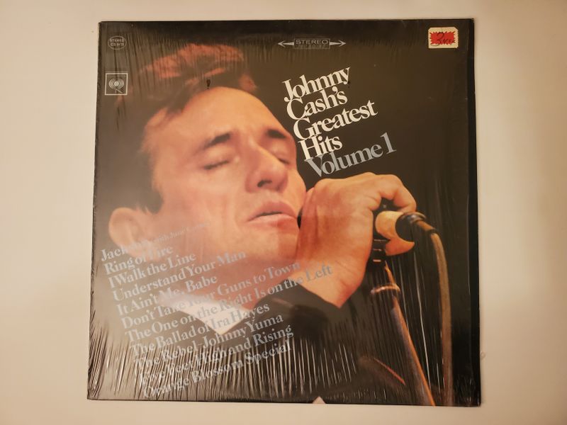 Johnny Cash Johnny Cash's Greatest Hits Volume 1 vinyl record